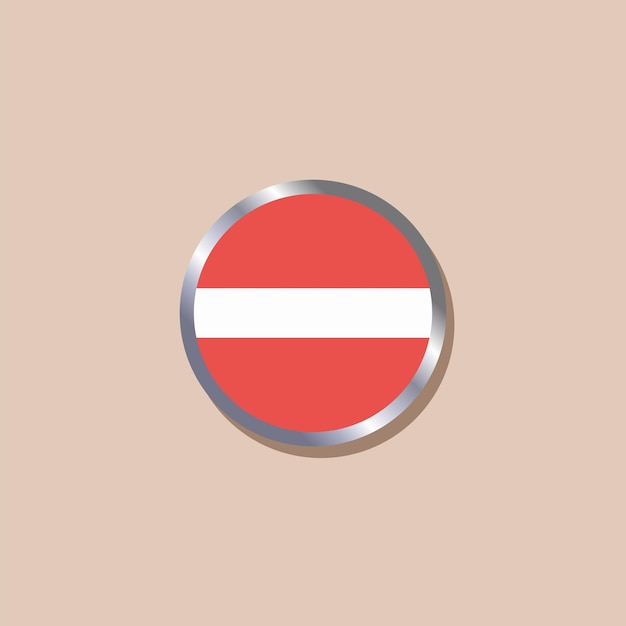 Illustration of Latvia flag Template