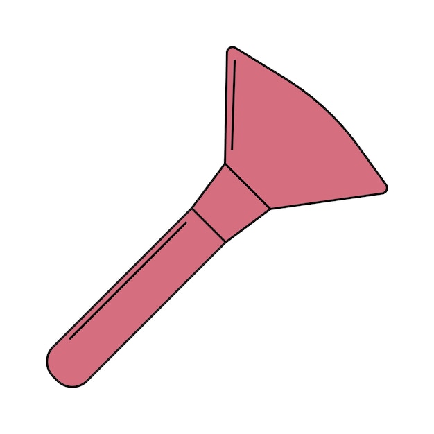 illustration of make up tools icon vector design