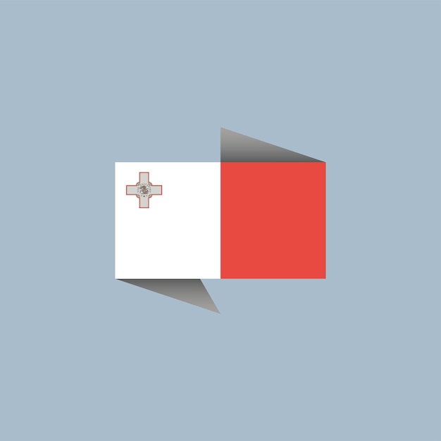 Illustration of Malta flag Template