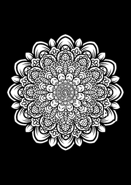 Illustration of mandala 