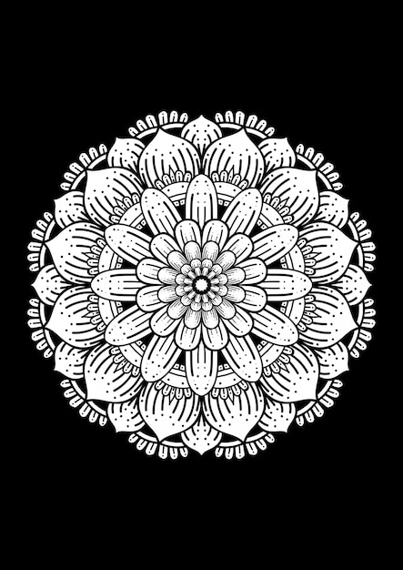 Illustration of mandala 