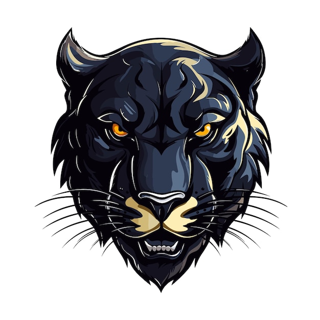 Illustration mascot logo Black Panther