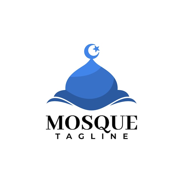 Illustration of a mosque good for any business organization or foundation with an Islamic theme