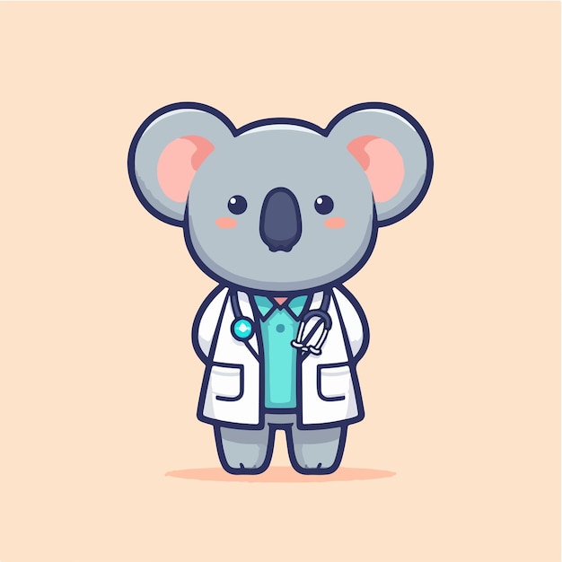 illustration of a mouse child in scientific