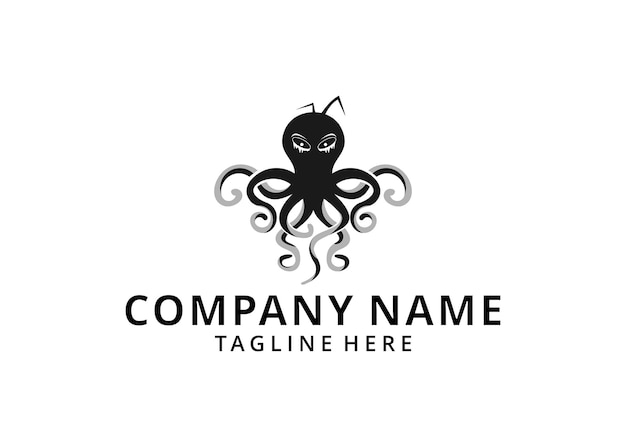 Illustration octopus logo