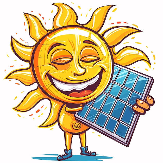 Illustration_of_the_sun_holding_a_solar_panel