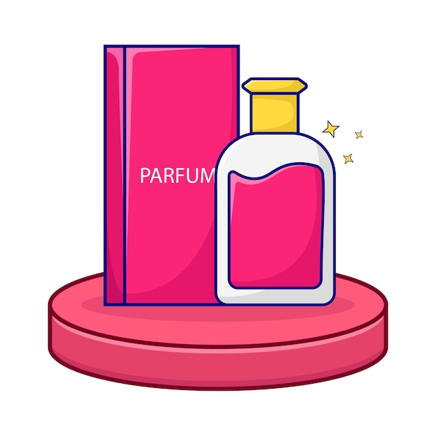 Vector illustration of parfume