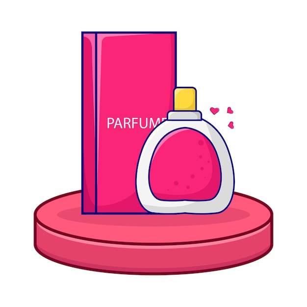 Vector illustration of parfume