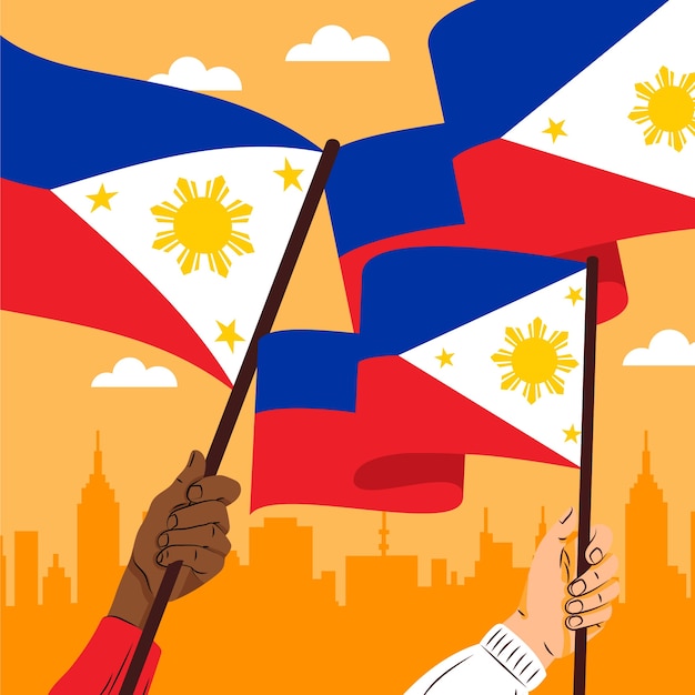 Illustration for philippines national heroes day celebration