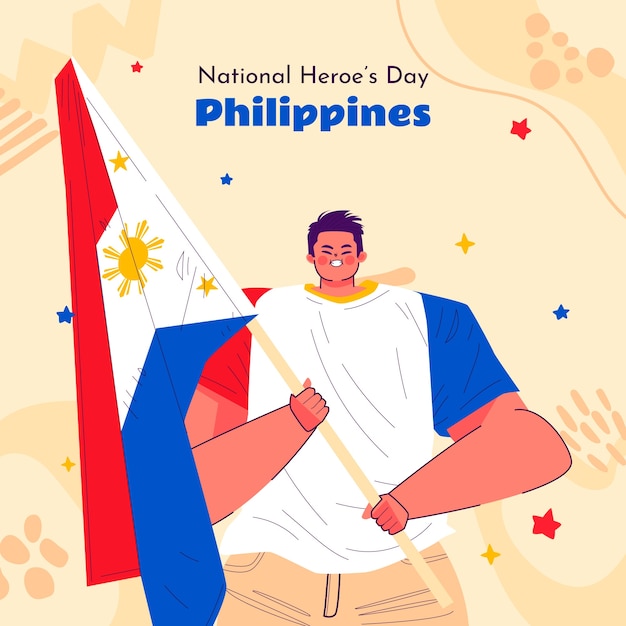 Vector illustration for philippines national heroes day celebration