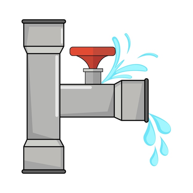 Vector illustration of pipe