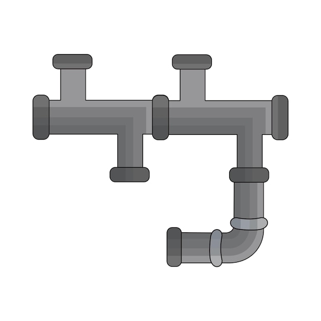 Vector illustration of pipe