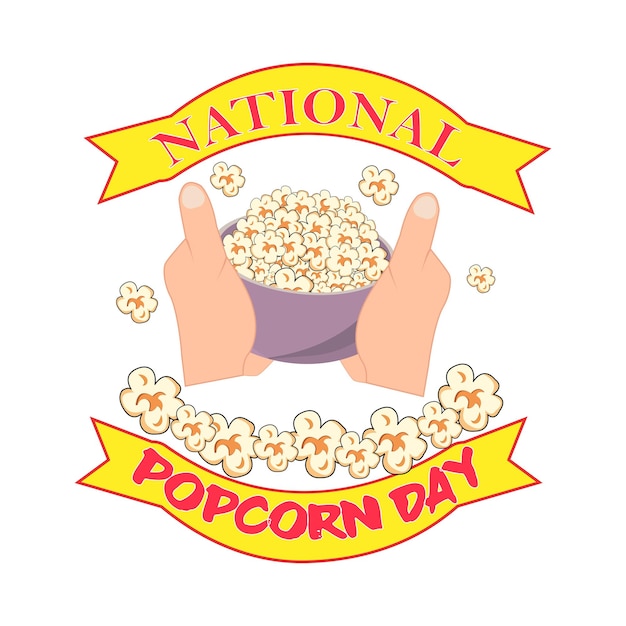 Illustration of popcorn