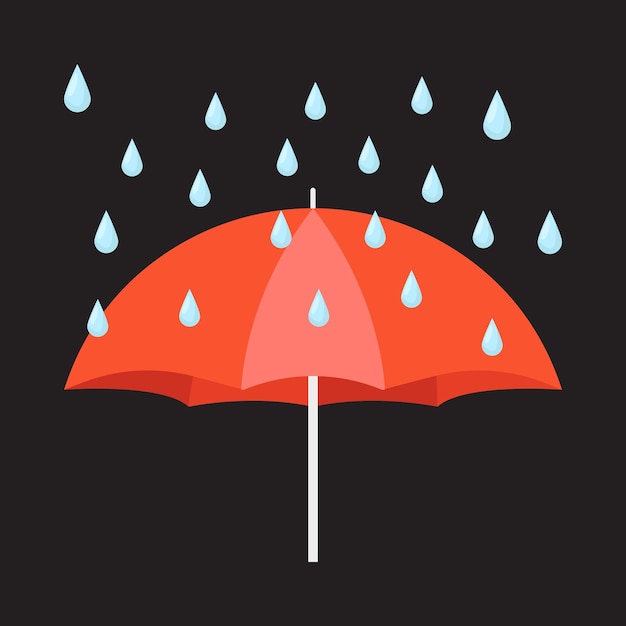 Illustration of rain