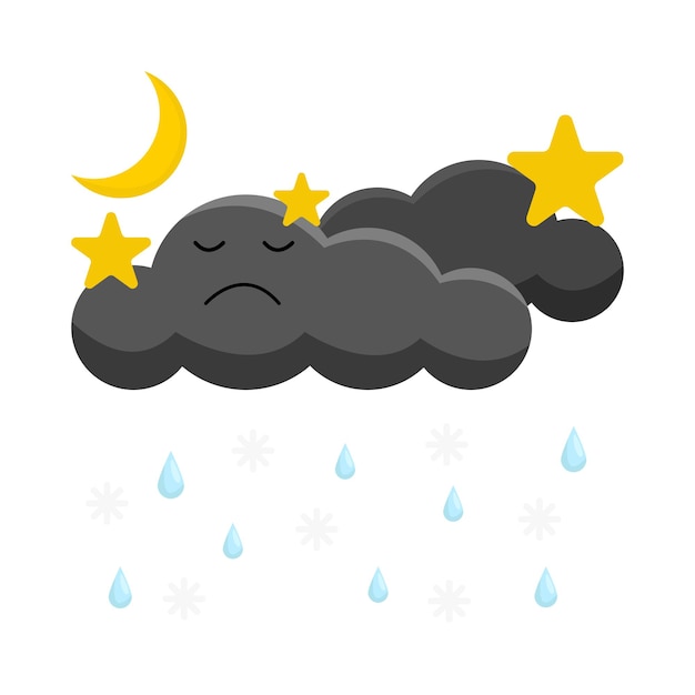 Illustration of rain