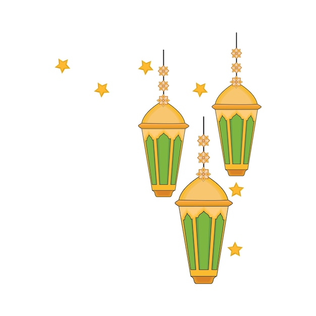 Illustration of ramadhan lantern