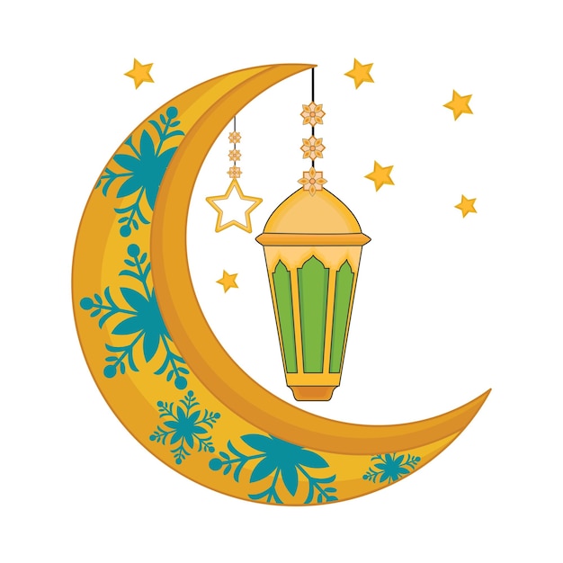 Illustration of ramadhan lantern