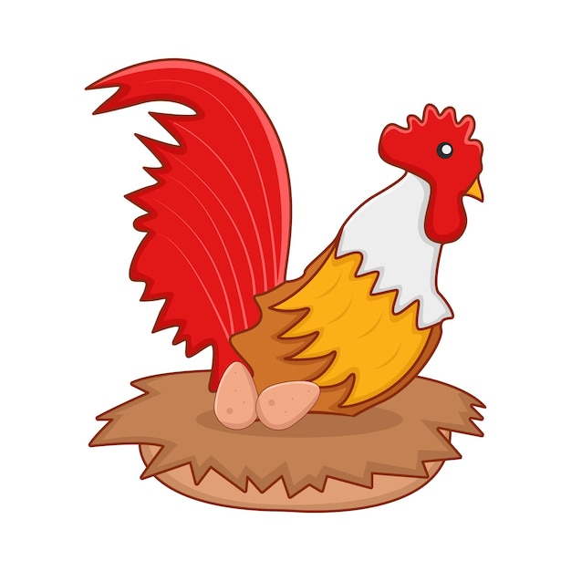 Illustration of rooster