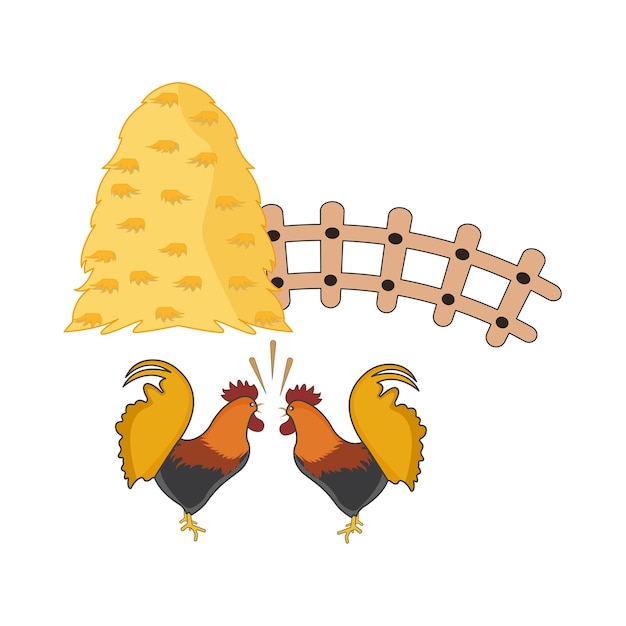 Illustration of rooster