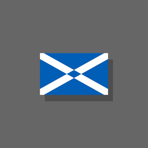 Illustration of Scotland flag Template