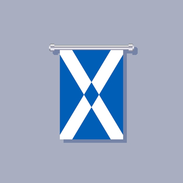 Illustration of Scotland flag Template