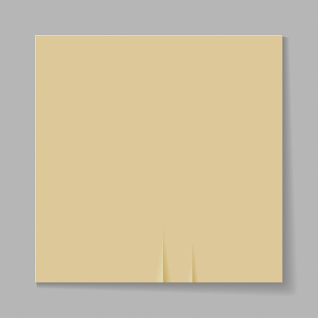 Illustration of a sheet of paper on a gray background