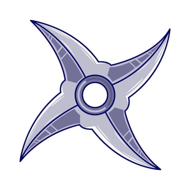 Illustration of shuriken