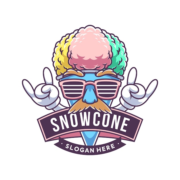 illustration of snowcone rocker