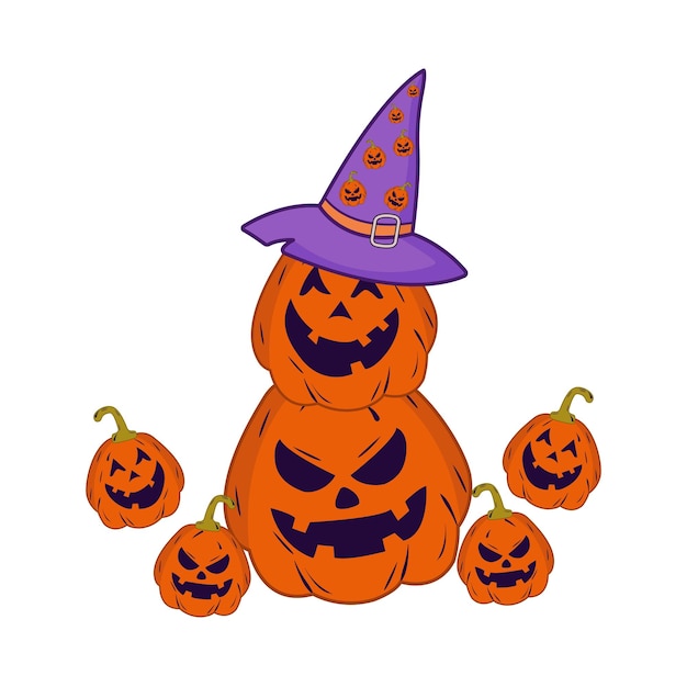 Illustration of spooky hat