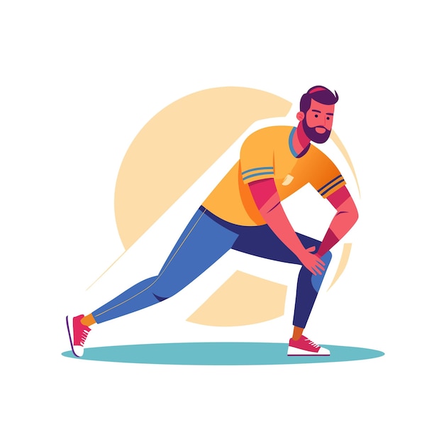 Vector illustration of sport activity