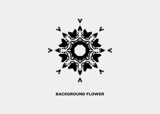 ILLUSTRATION OF SYMETRIC FLOWER BACKGROUND