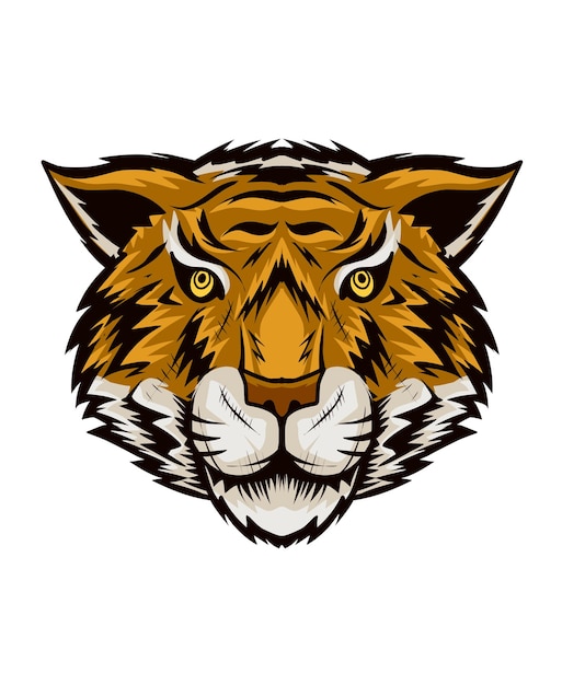 Illustration tiger head