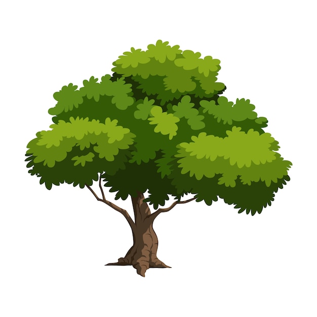 Illustration tree for cartoon