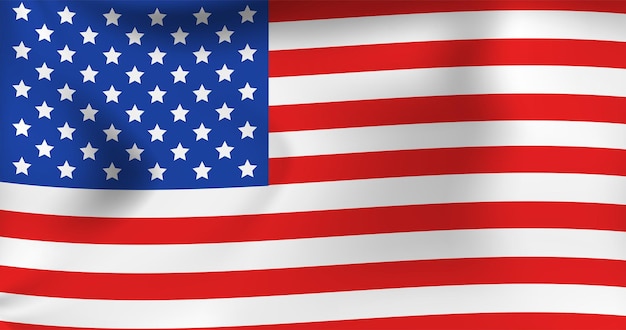 Illustration of usa flag