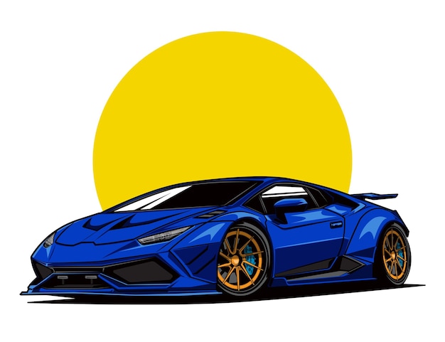 Illustration vector of car design graphic concept