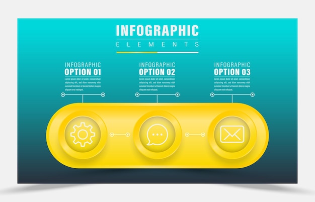 Illustration vector design infographic Main idea element