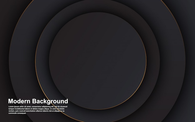 Vector illustration vector graphic of abstract background black color luxury