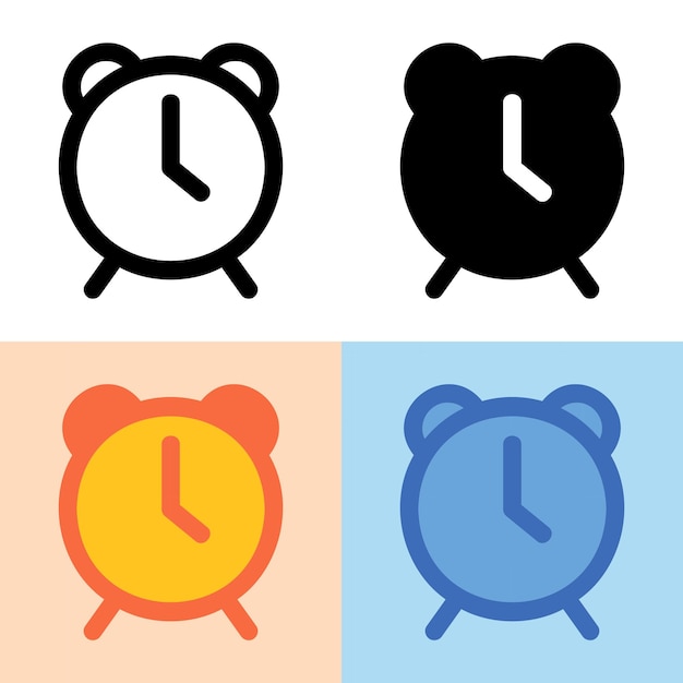 Illustration vector graphic of Alarm Icon Perfect for user interface new application etc