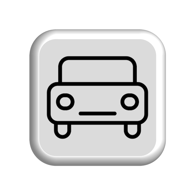 Illustration Vector graphic of Car icon template