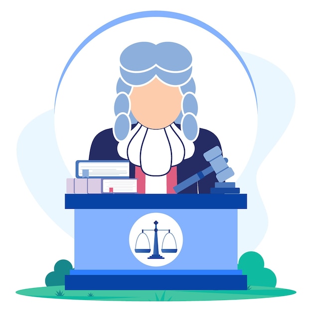 Illustration vector graphic cartoon character of laws and regulations