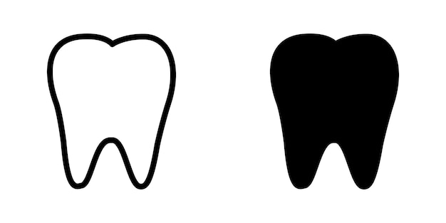 Illustration Vector graphic of dental icon template