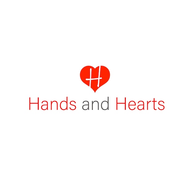 Illustration Vector graphic of love hand logo