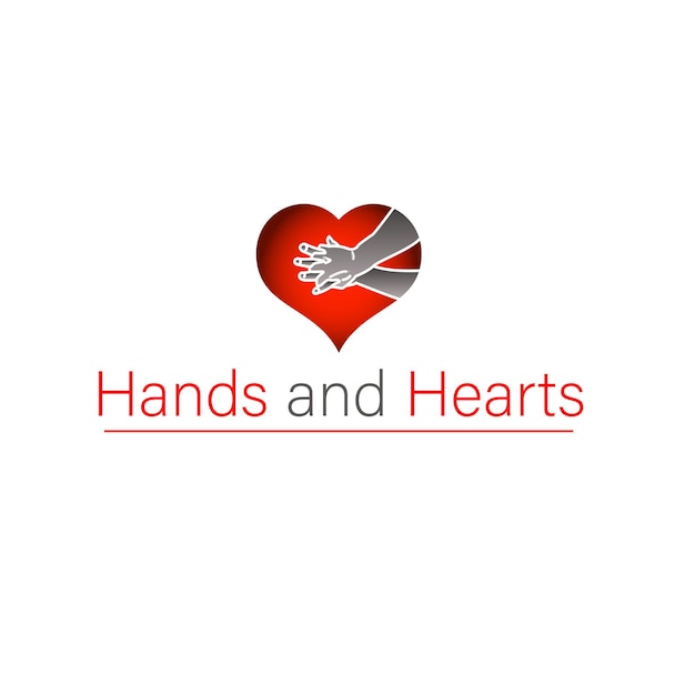 Illustration Vector graphic of love hand logo