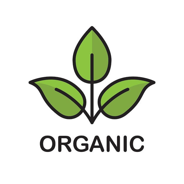 Illustration Vector Graphic of Organic logo design .