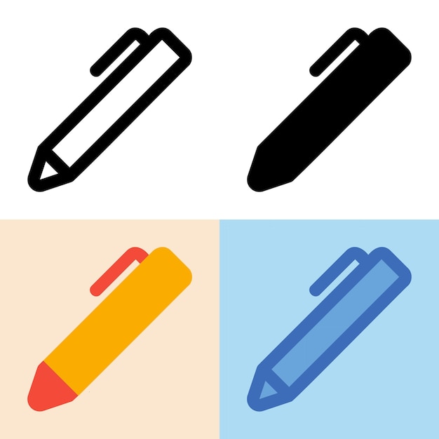 Illustration vector graphic of Pen Icon Perfect for user interface new application etc