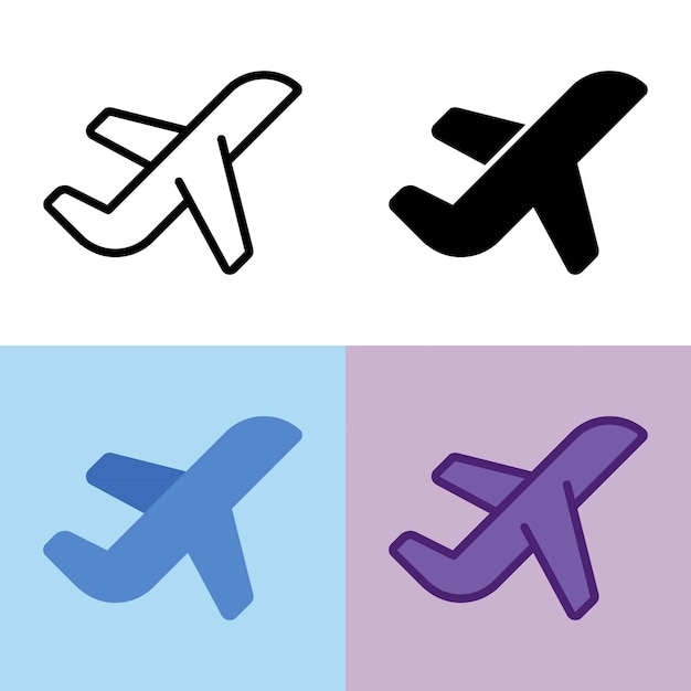 Illustration vector graphic of Plane Icon Perfect for user interface new application etc