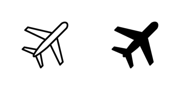 Illustration Vector graphic of plane icon template