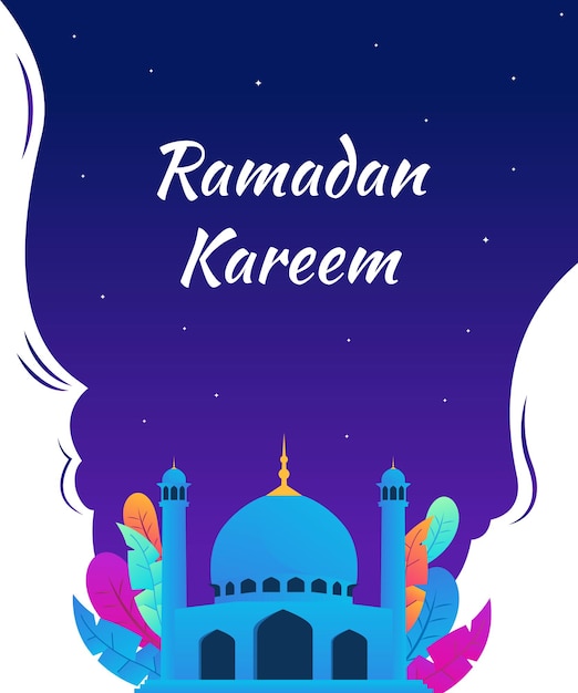 Illustration vector graphic of Ramadan kareem