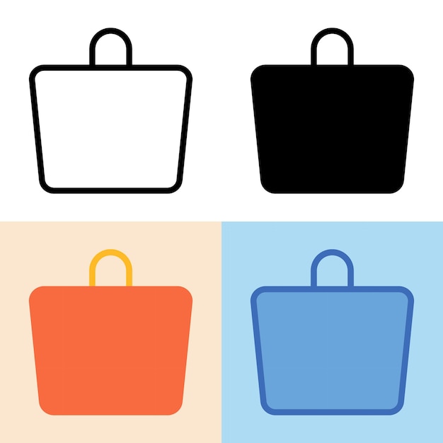 Illustration vector graphic of Shopping Bag Icon Perfect for user interface new application etc