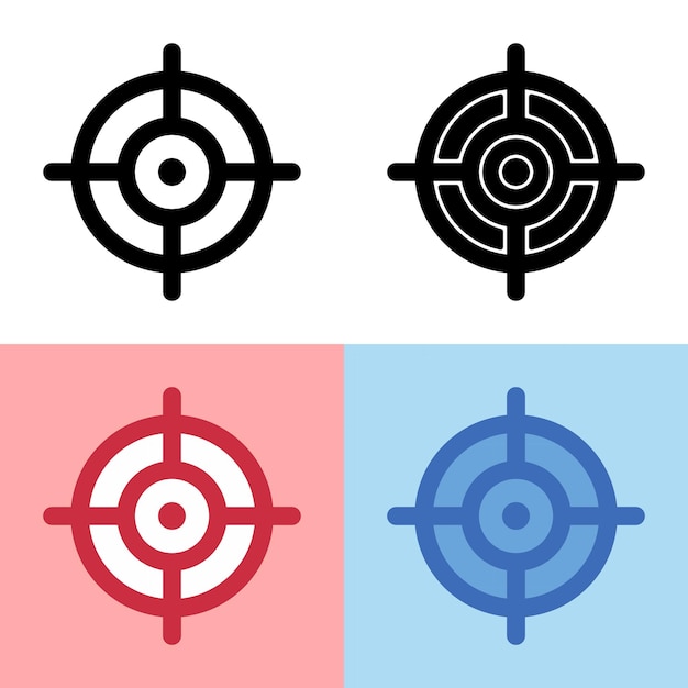 Illustration vector graphic of Target Icon Perfect for user interface new application etc